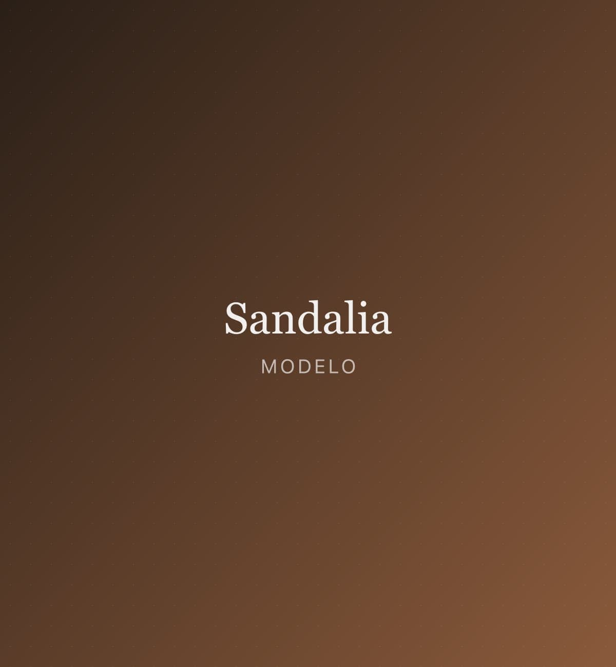 Sandalia de cuero marrón claro tipo huarache de dama.